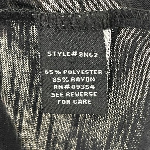 Ultra Flirt Pink Ribbon Pink Studs Black Short Sleeve Top Women's Size Small - Picture 7 of 8